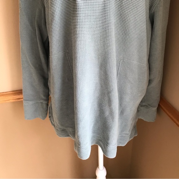 Athleta Coaster Luxe Waffle Hoodie Sz Large Seafoam Minimalistic. - Picture 7 of 10